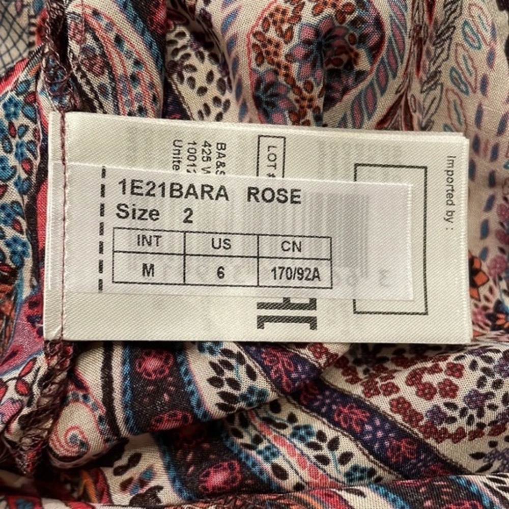 Ba&sh Parisian Bohemian Multi-coloured Open Back Maxi Dress, Size 6 - Picture 15 of 16